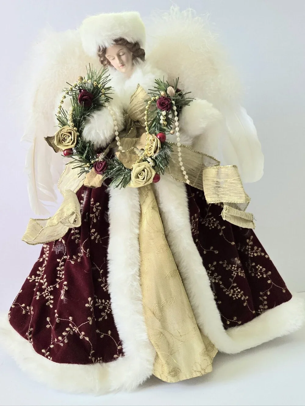 GRANDEUR NOEL CELESTIAL FABRIC ANGEL  16